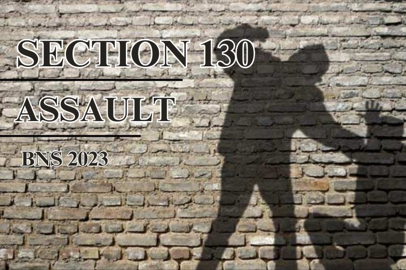 Illustration of assault under Bharatiya Nyay Sanhita 2023