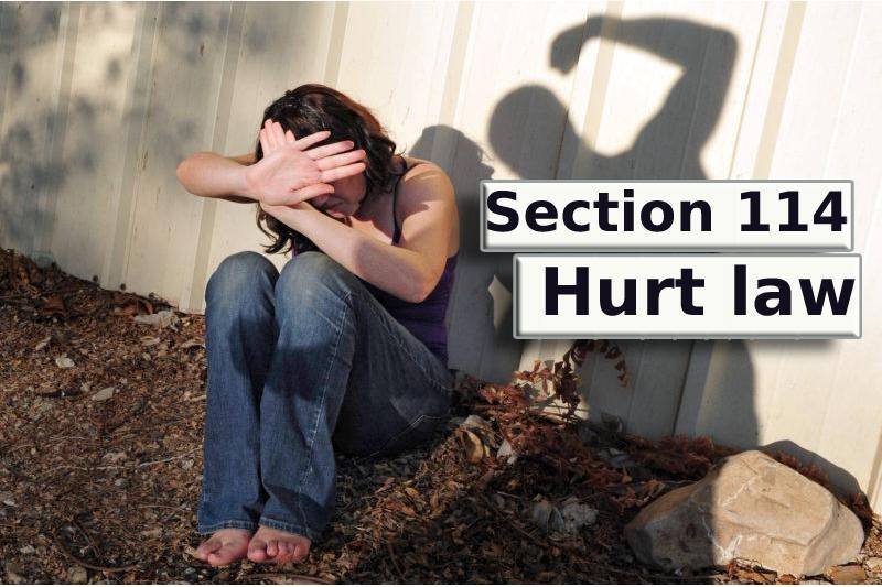 Section 114 Bharatiya Nyay Sanhita, Hurt definition law