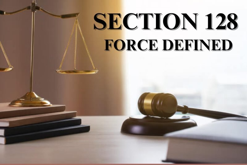 Force definition under BNS 2023 Section 128