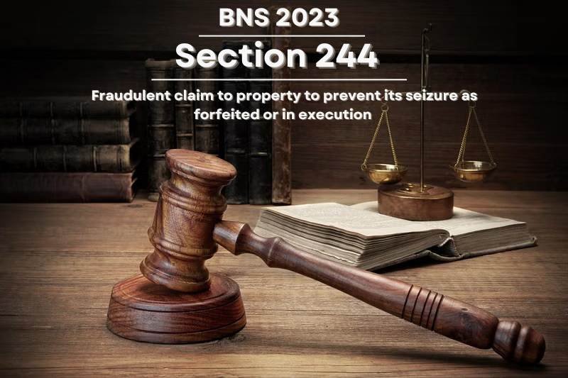 BNS-Section-244-Fraudulent-Claim-to-Property-Law