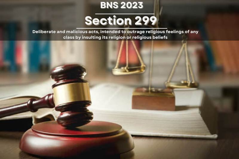 Bharatiya-Nyaya-Sanhita-book-showing-Section-299-law